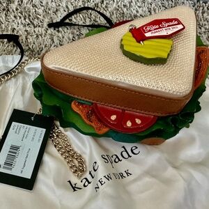 NWT Kate Spade Glamwich bag novelty